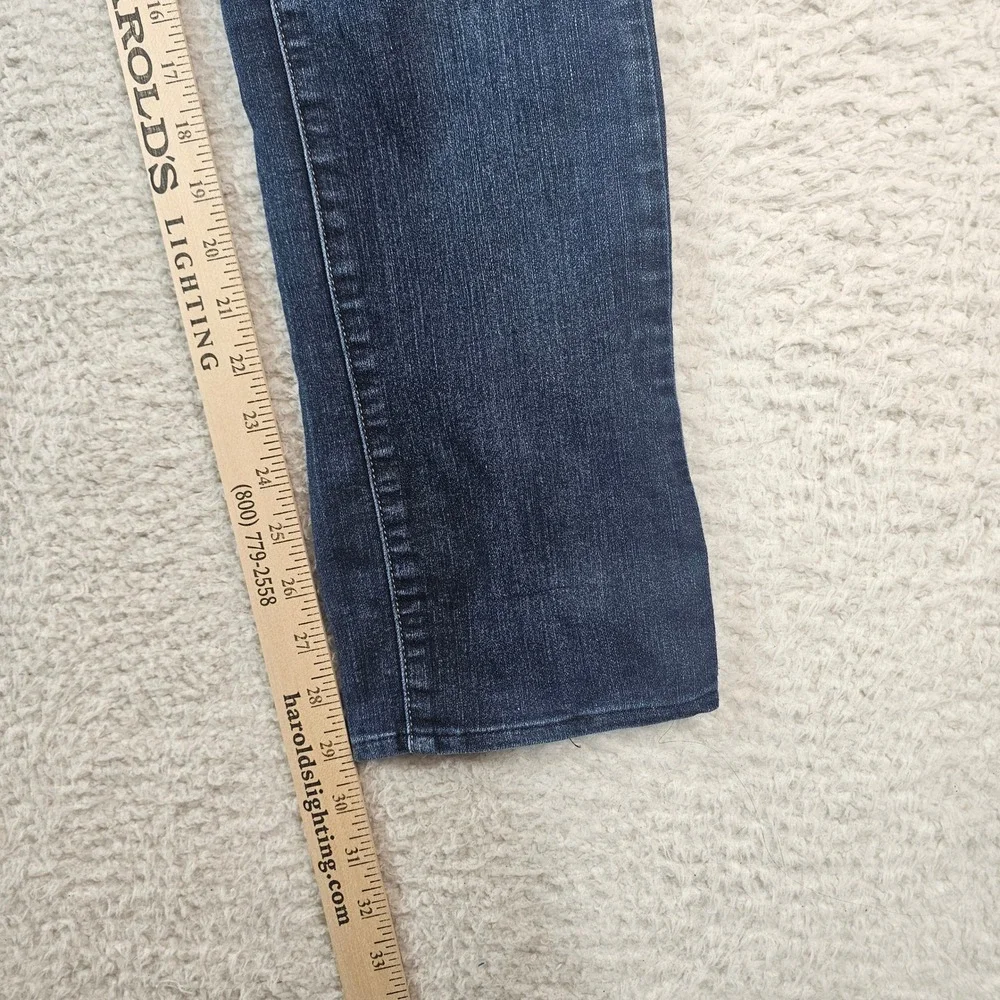 Paige Peg Straight‎ Jeans Womens 27 Dark Wash Blue Denim Stretch Straight Leg